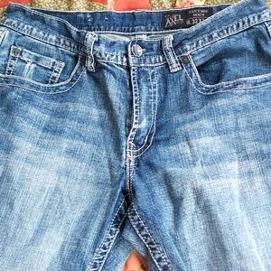 Mens Axel vintage boot cut jeans